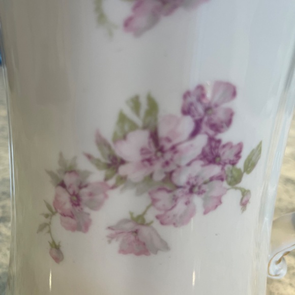 Haviland France Limoges Pink Floral Water Pitcher - Picture 6 of 9